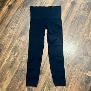 Spanx Look at Me Now Seamless Leggings Black High Waist Active Women's Size: XL